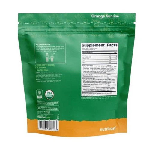 Super Greens Stickpacks Orange Sunrise Organic 20 Stick