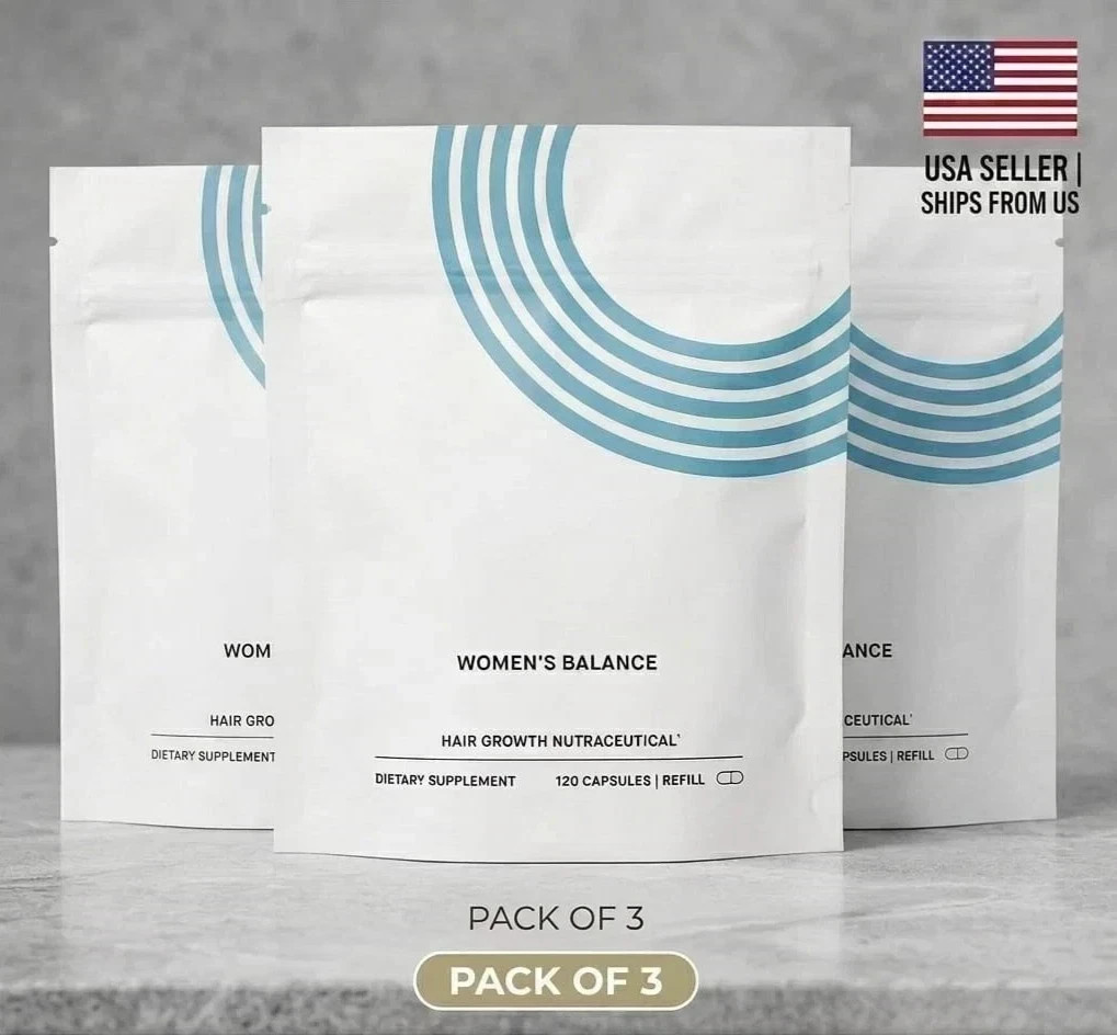 Pack Of 3 Women’s Balance Refill Pouch 360 Capsules Ages 45 and Up-Free Shipping