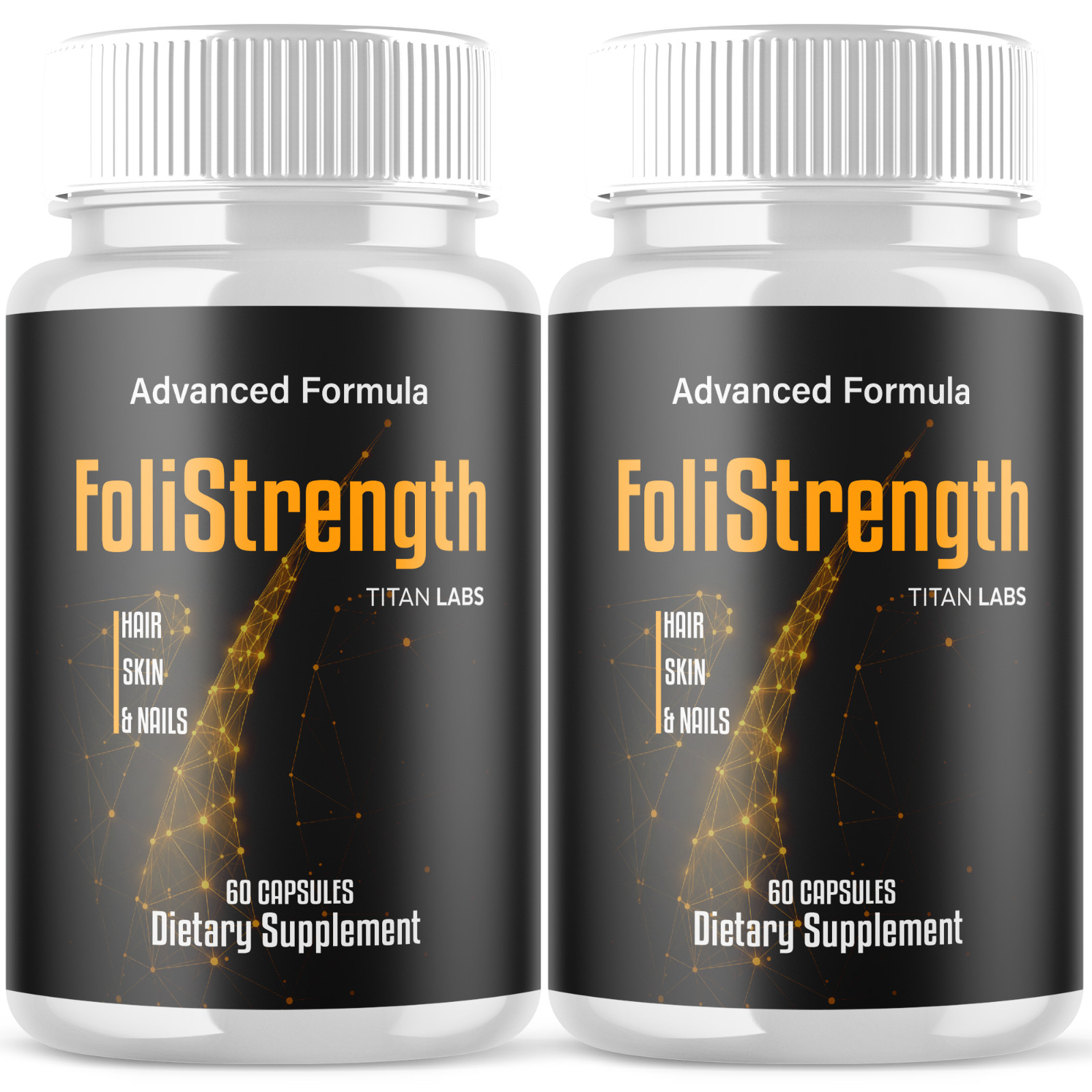 (2 Pack) FoliStrength Pills Advanced Healthy Hair Support Foli Strength 120 Caps