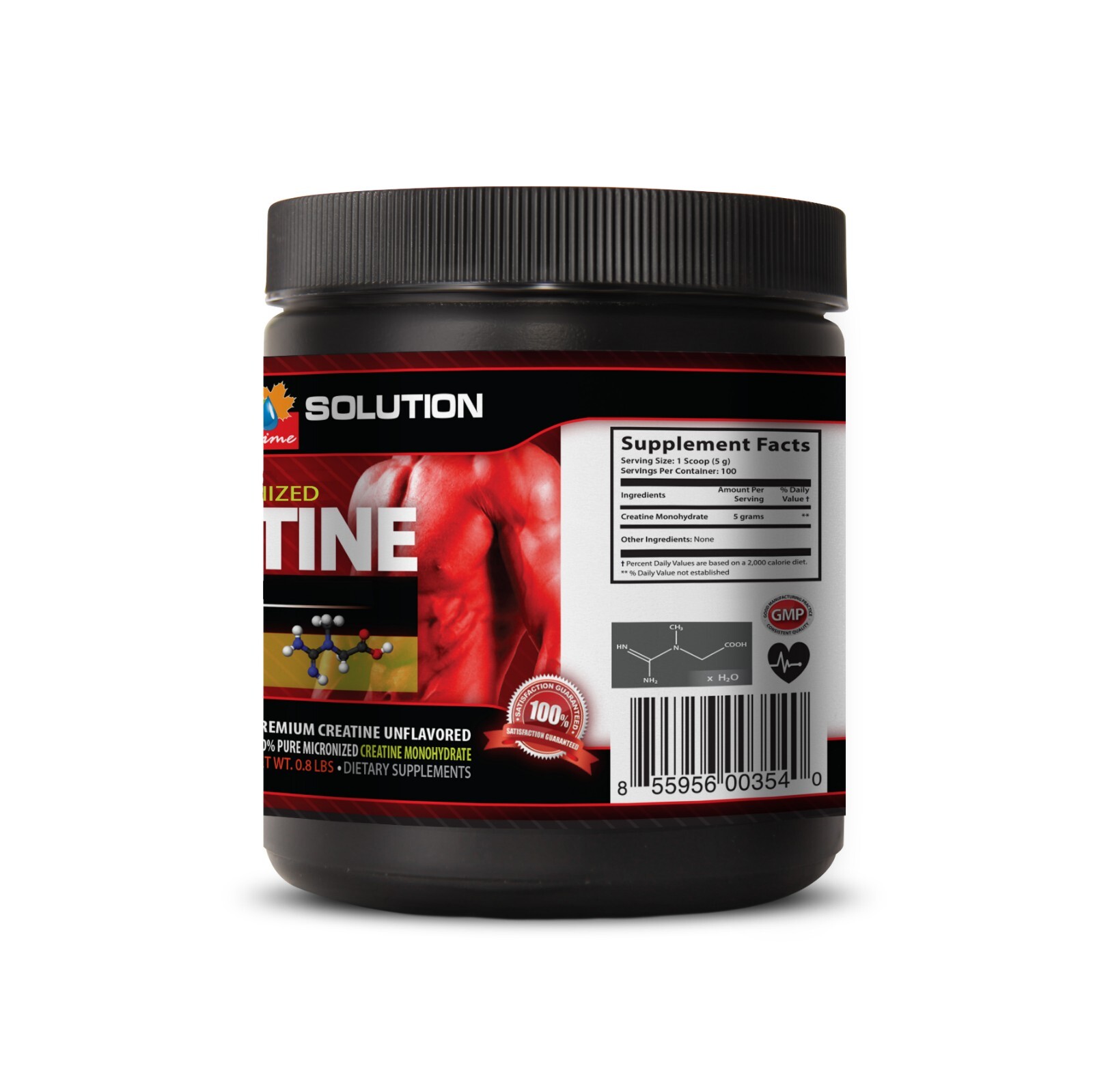 Bodybuilding powder MONOHYDRATE CREATINE 300g Improves muscle strength 1B