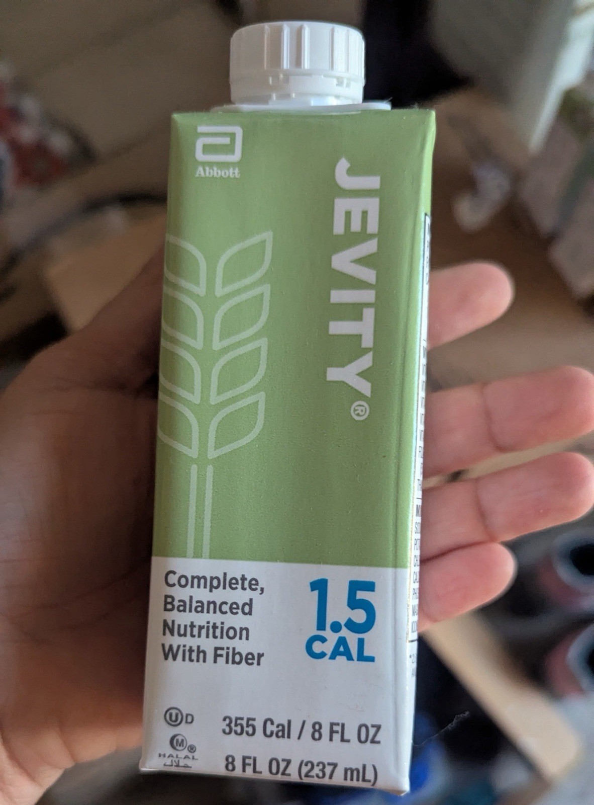 Abbott Jevity 1.5 Cal Liquid Nutrition Shake w/ Fiber 8 fl oz Exp 1FEB2027