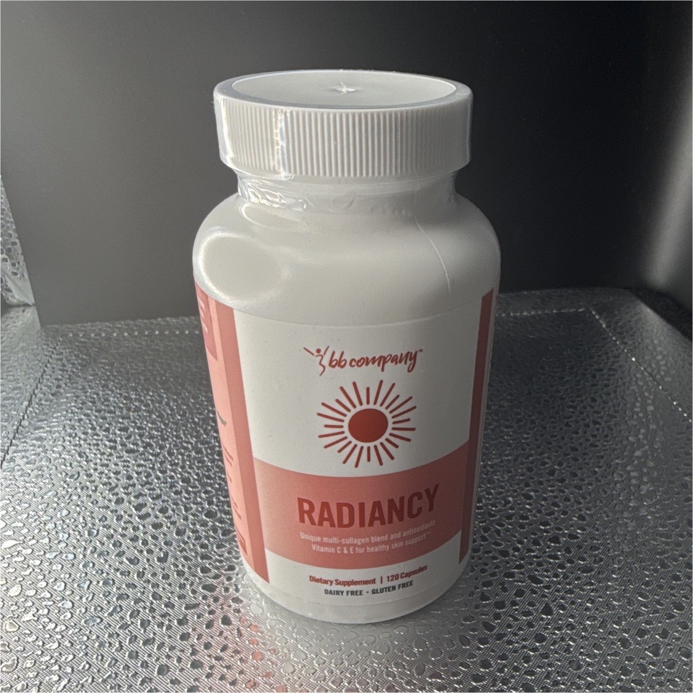 BB Company Radiancy Collagen Capsules 120ct Hair Skin Nails Dairy/Gluten-Free
