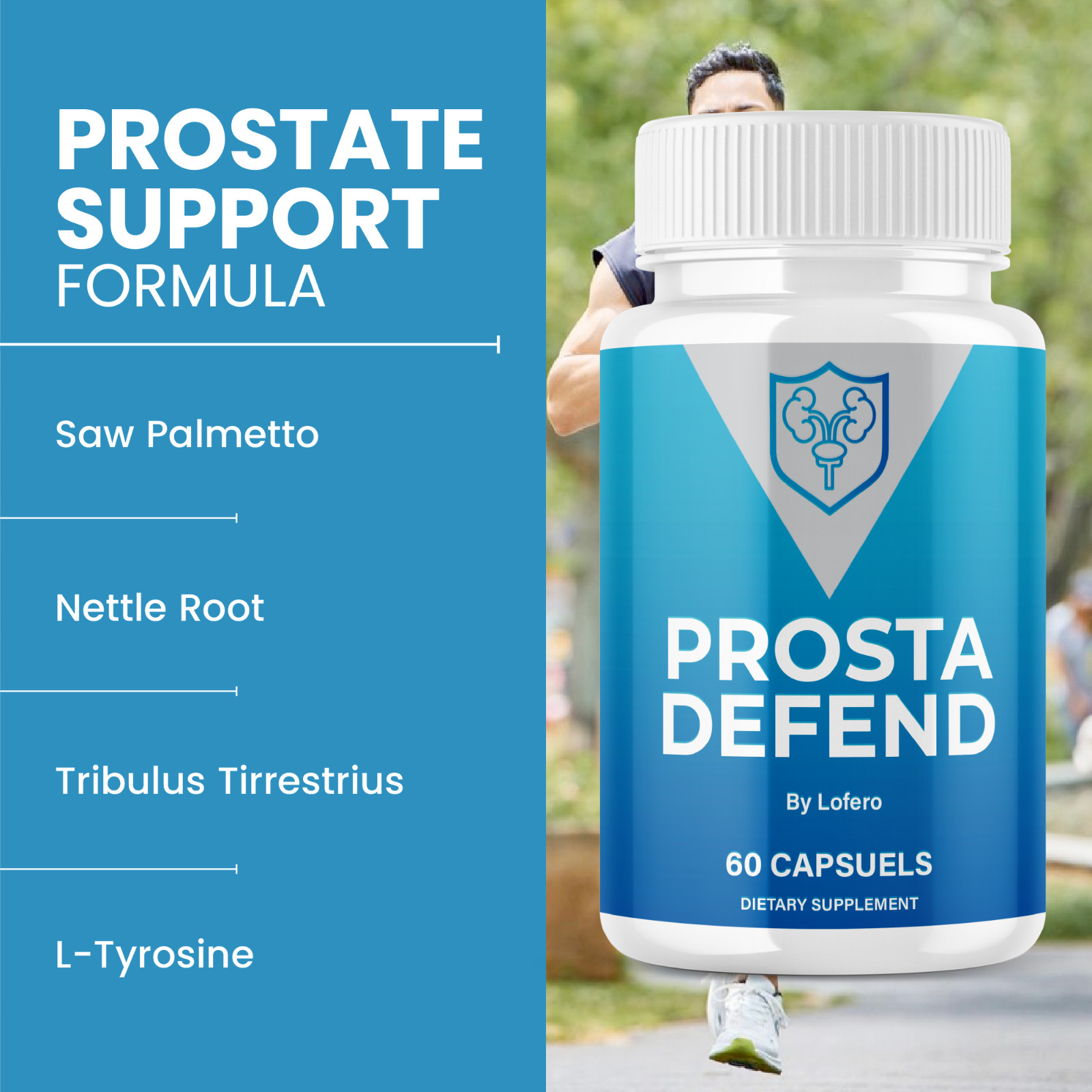 (2 Pack) Prosta Defend Advanced Prostate & Bladder Support ProstaDefend (120ct)