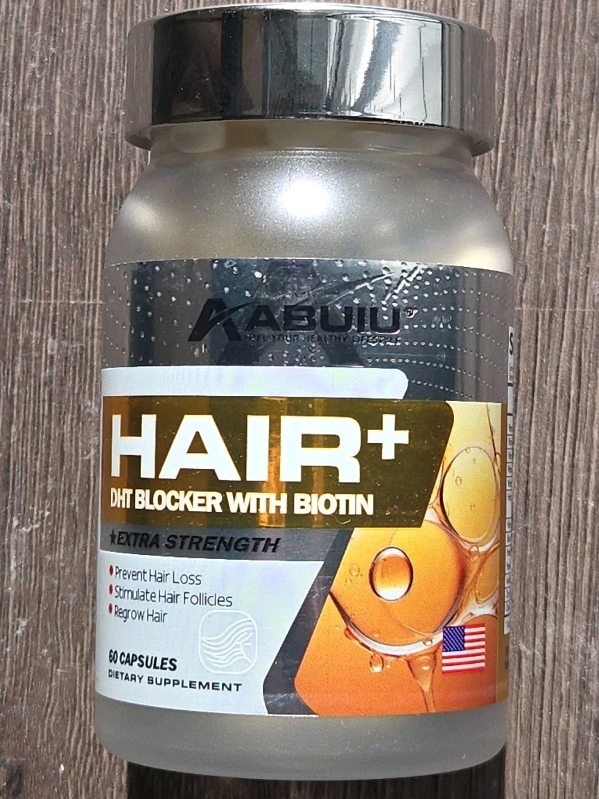 Biotin Vitamins DHT Blocker Supplement Supports Healthy Hair (60 Caps) Exp. 1/27