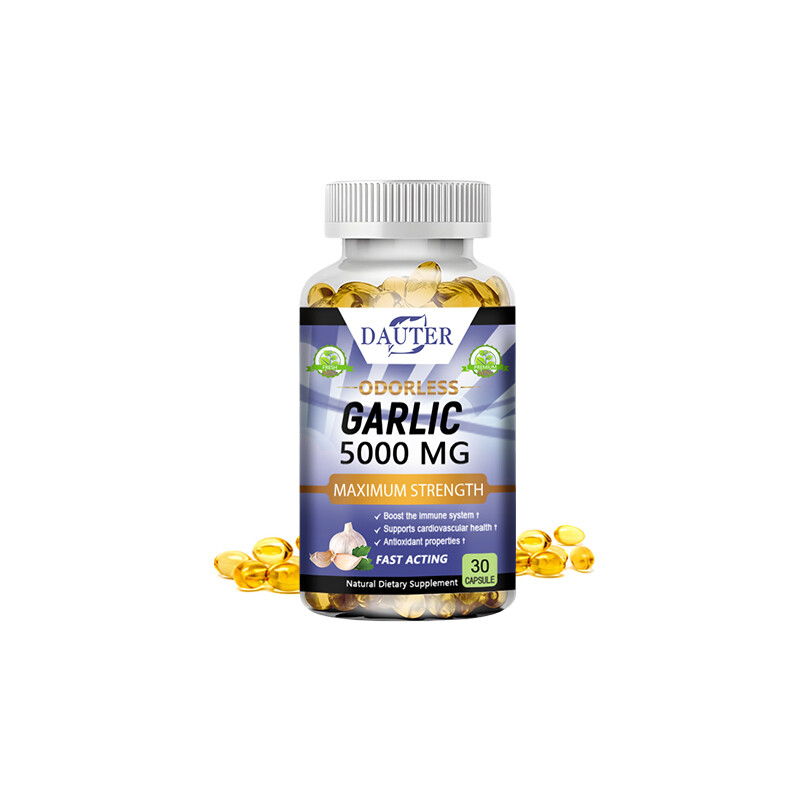 Garlic Extract 5000 Mg Cardiovascular Health Antioxidant Supplement 30 To 120