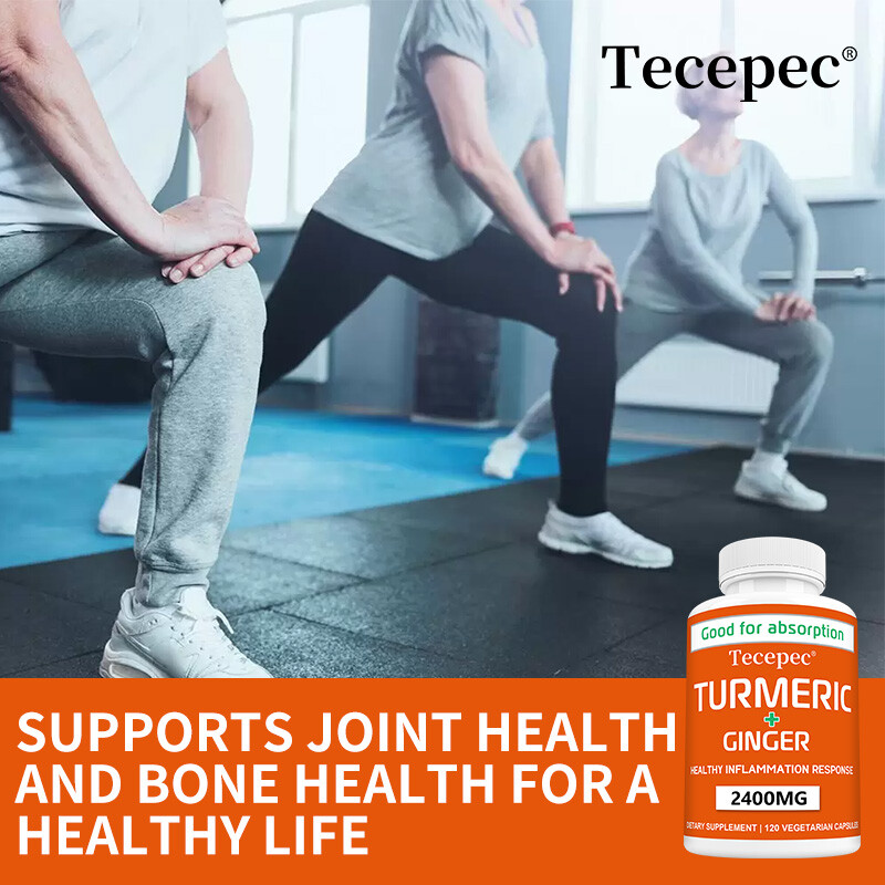 TURMERIC +GINGER extract capsules HEALTHY bone and joint 30-120 CAPSULES