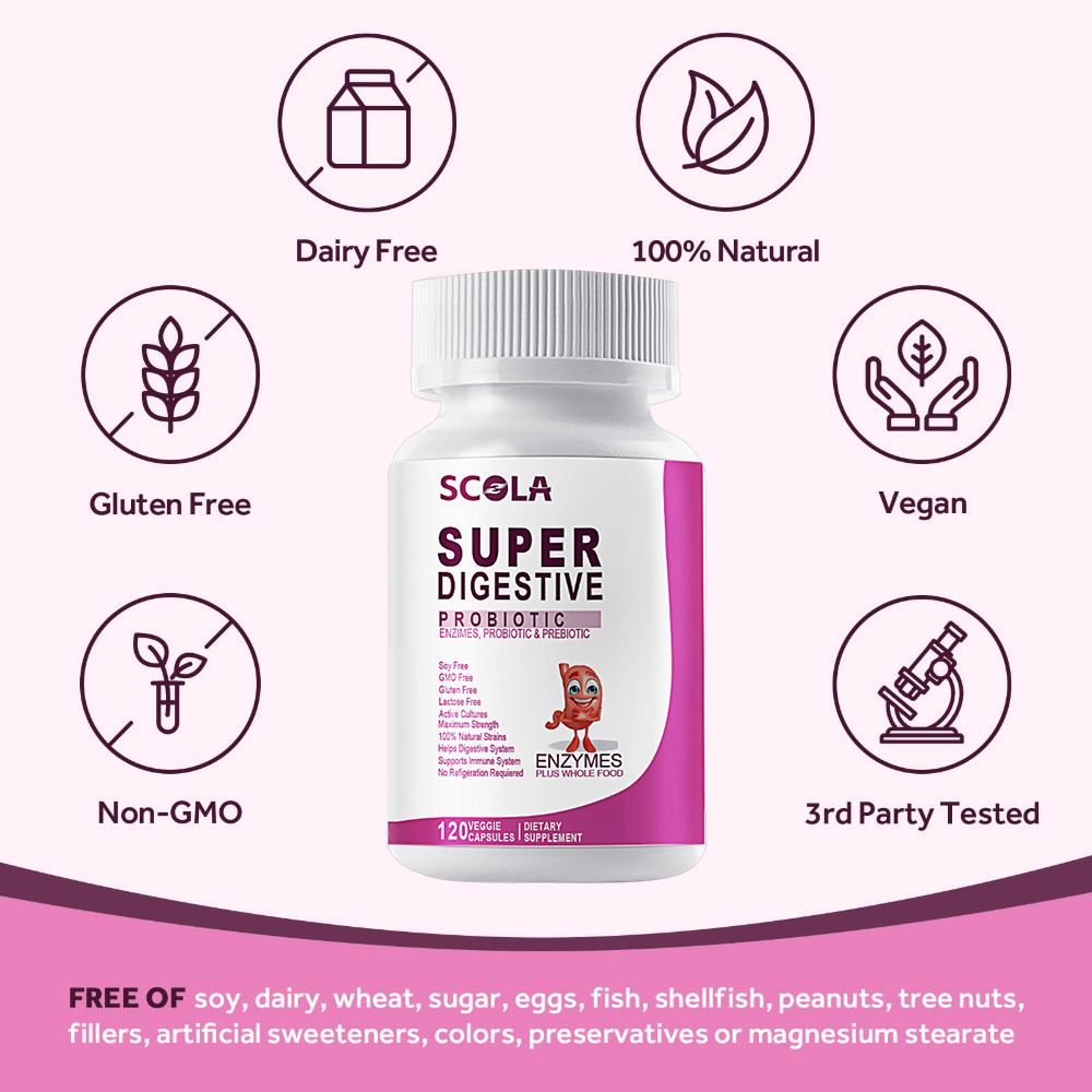 Probiotic blend of Lactobacillus reuteri 100 Billion CFU/GRAM Capsules 60
