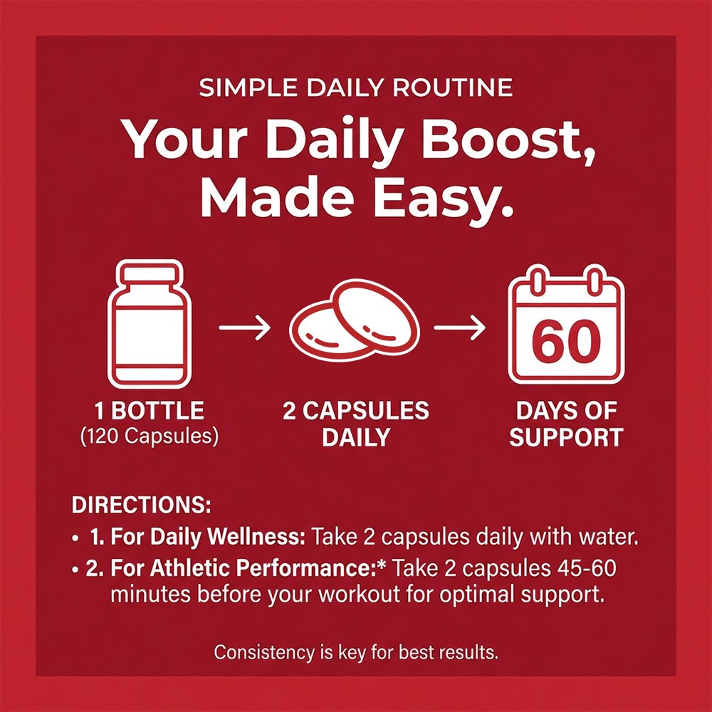Pure Beet Root 1000mg | Natural Supplement 30/60/120 Capsules Easy-to-Take