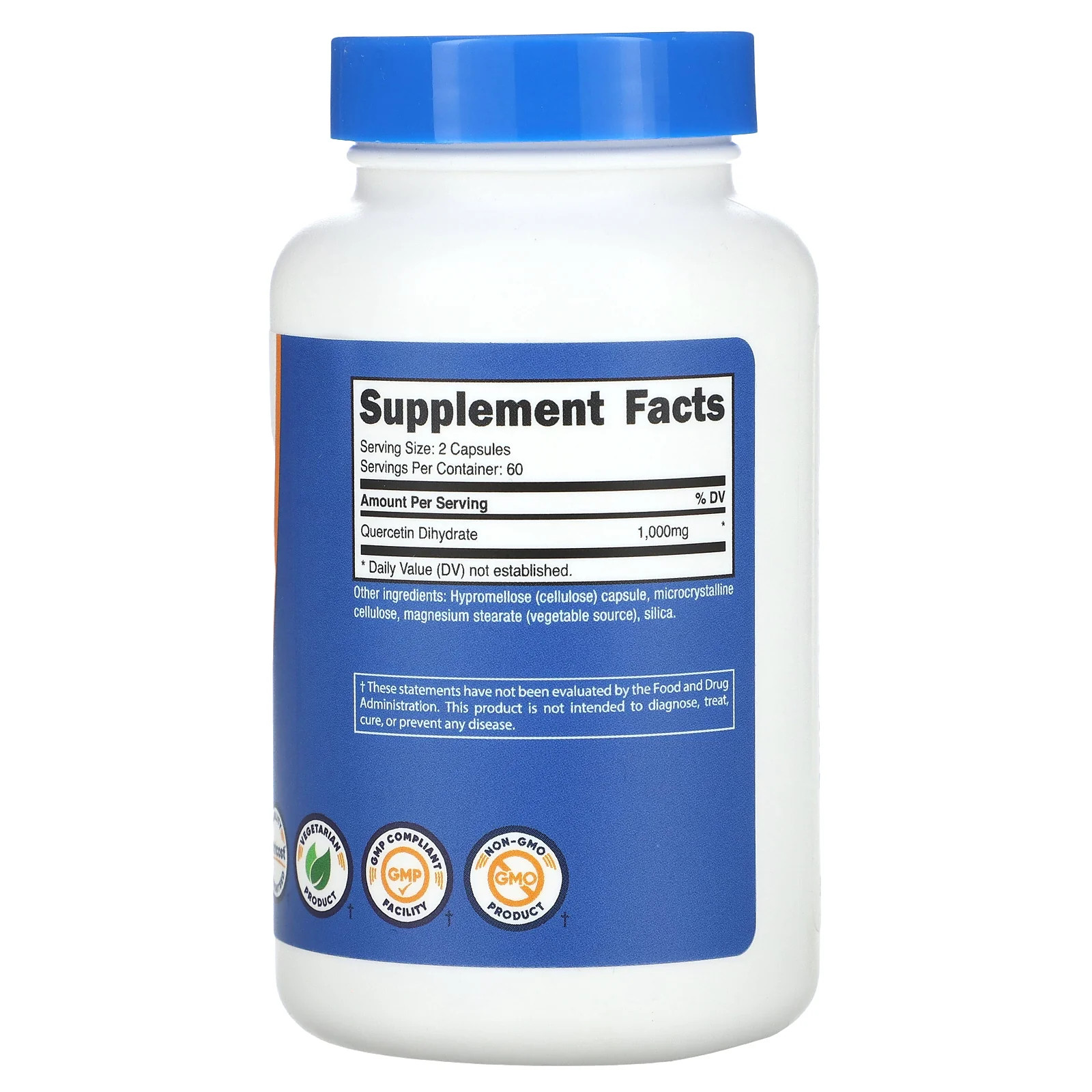 2 X Nutricost, Quercetin, 120 Capsules (500 mg per Capsule)