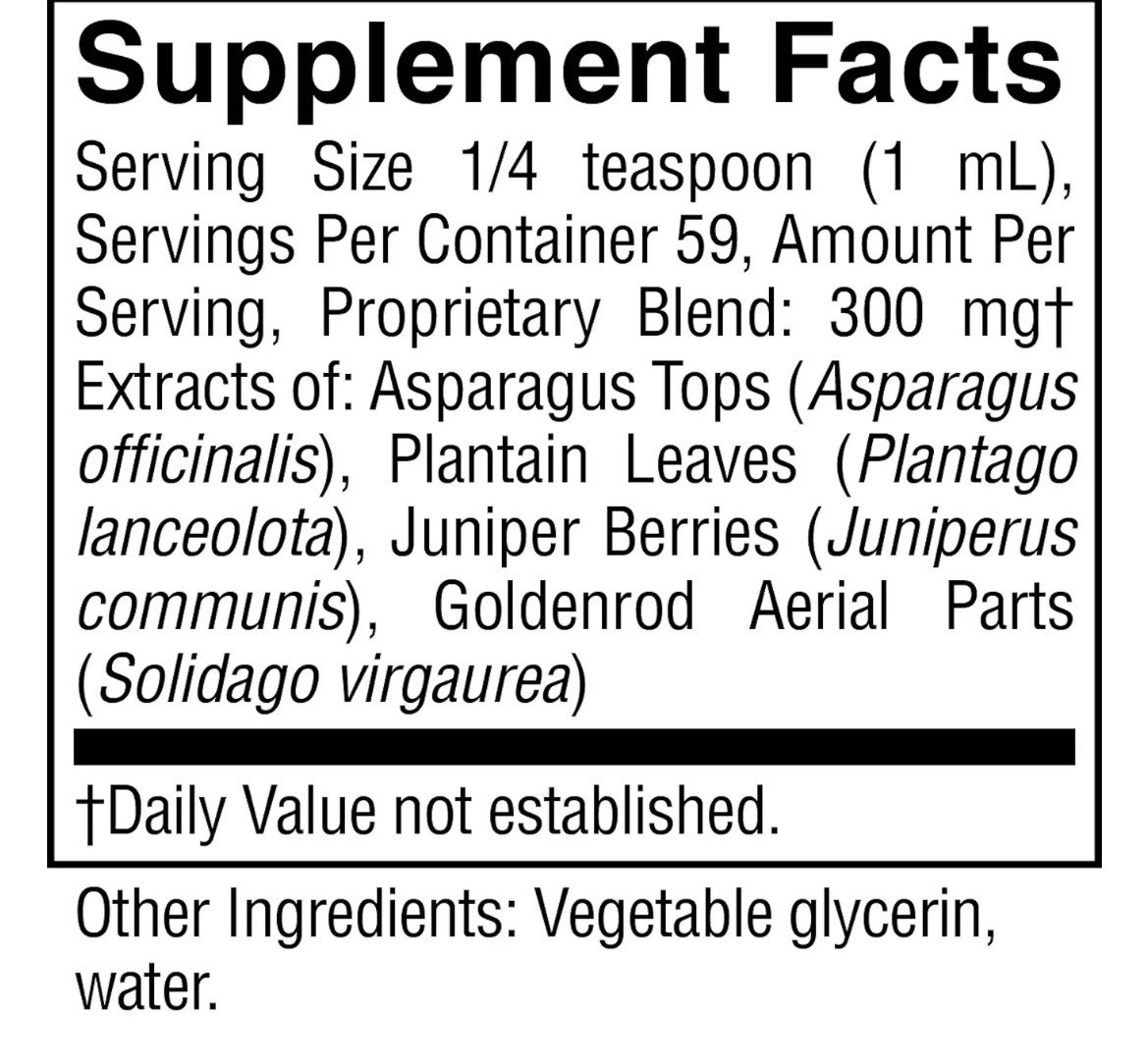 Nature’s Sunshine Kidney Flow/Function – 2 fl oz Liquid NEW/SEALED