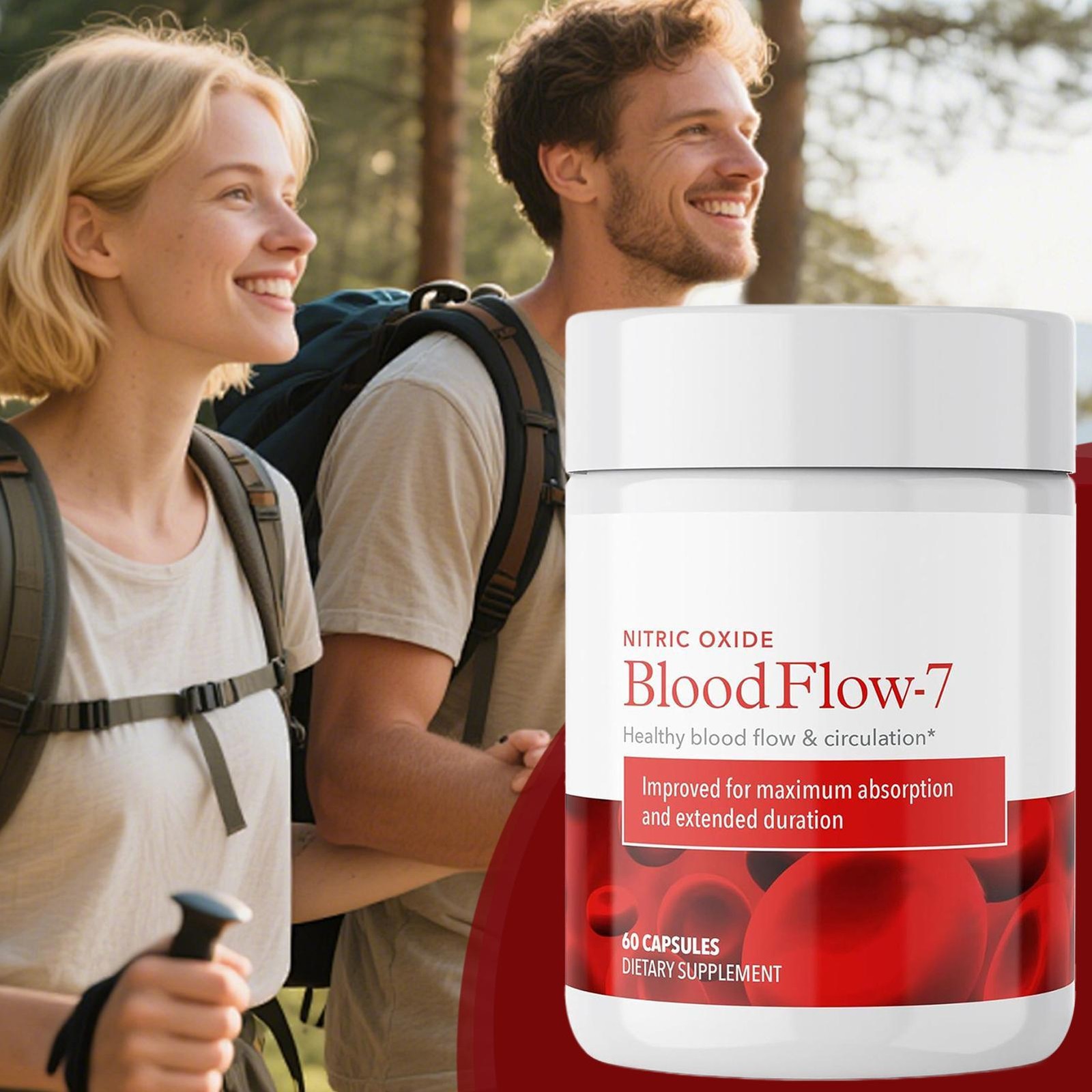 Juvenon Blood Flow-7 Nitric Oxide Dietary S – 60 CT Nitric Oxide Supplements
