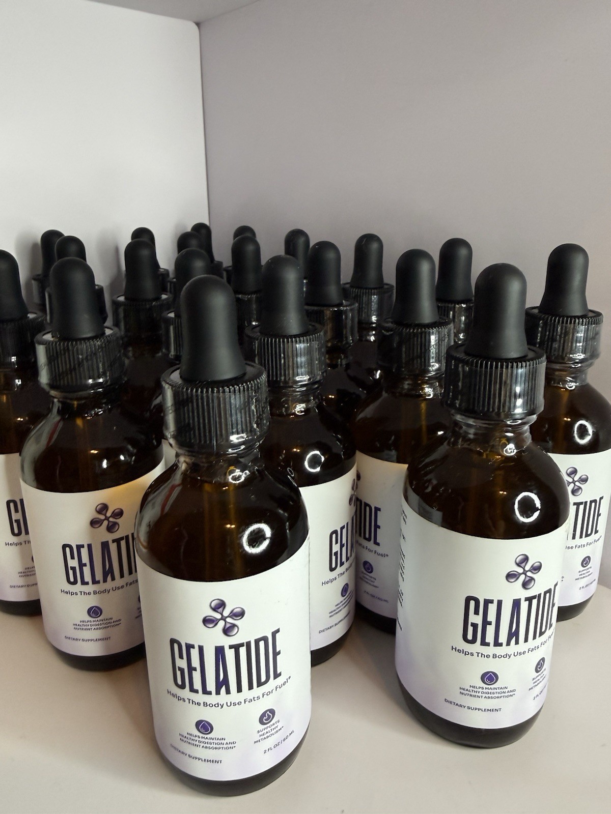 Gelatide Dietary Supplement Liquid Lemon 2 fl oz Exp 02/2026 Made in USA