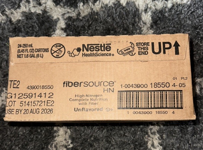 Fibersource HN 1.2 Cal Formula Unflavored 24 Cartons 8.45 oz Full Case