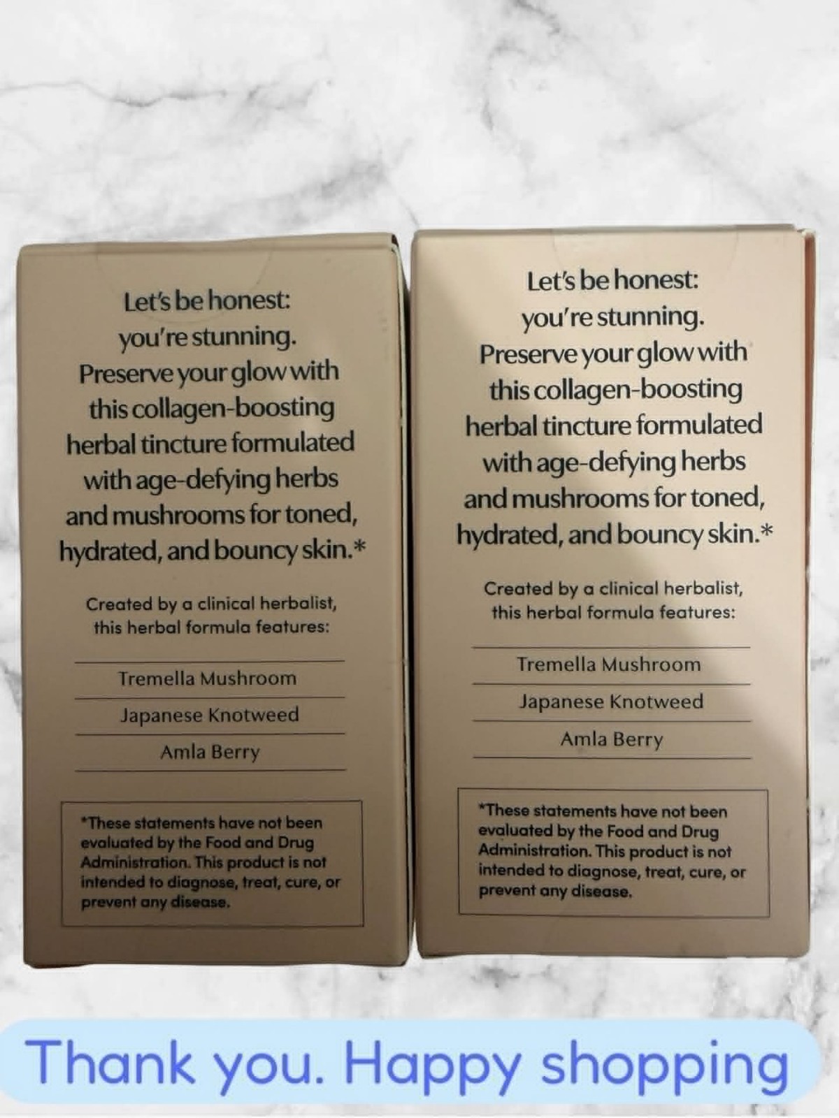FOR 2 Apothékary The Honest Youth Skin Support Collagen Booster 30 Servings EACH