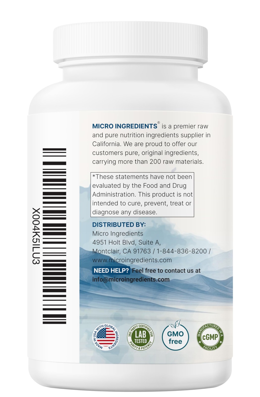 Glycine 2,000mg Per Serving, 240 Veggie Capsules | Free 240 Count (Pack of 1)