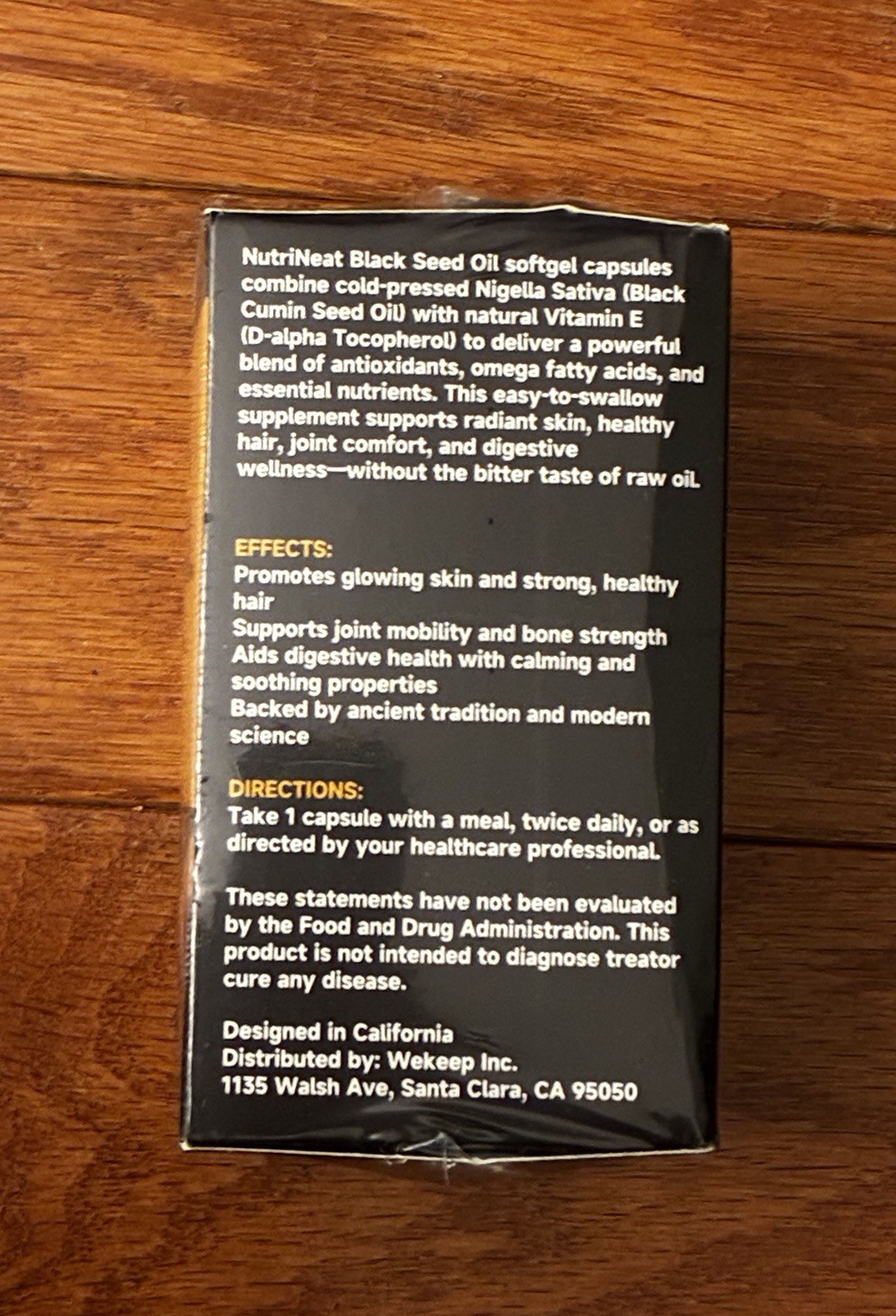 Black Seed Oil 60 Capsules Cold-Pressed Vegan Non-GMO Exp 06/27