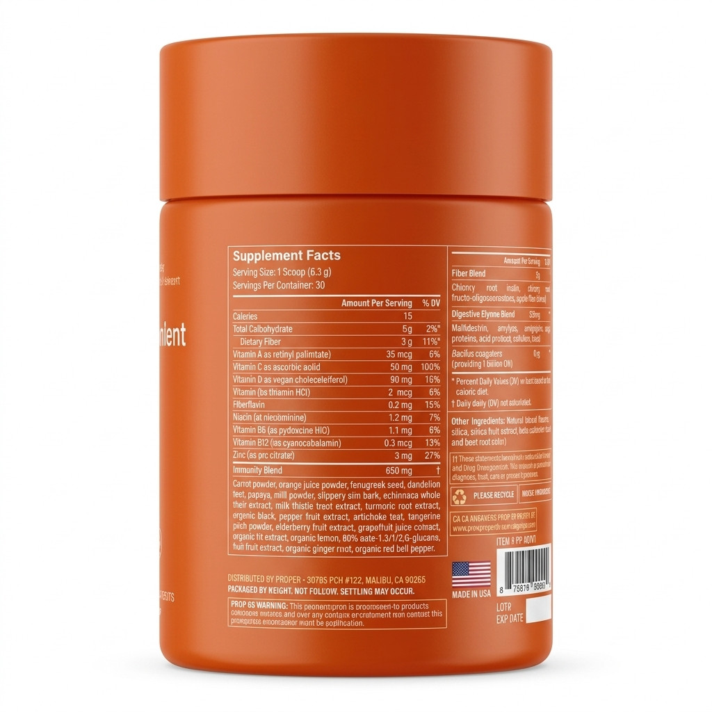 Proper The Oranges Immune Support Dietry Powder