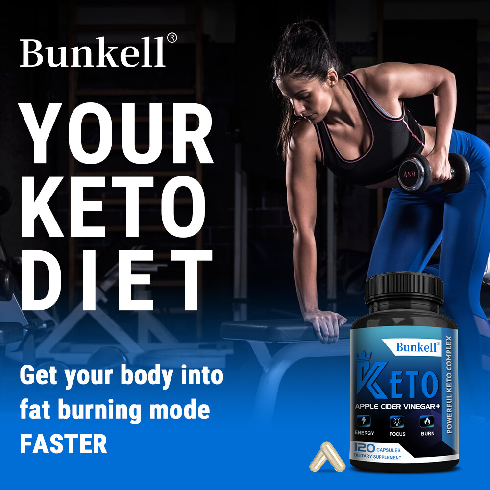 Keto with apple cider vinegar slim weight loss capsules diet supplement fat burn