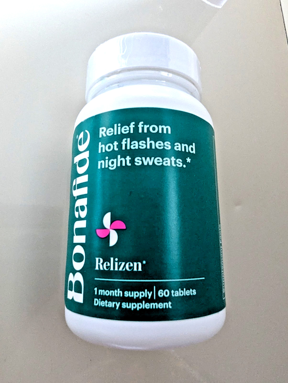 6 RELIZEN BONAFIDE Relief From Hot Flashes & Night Sweats 360 Tablets Total 8/26