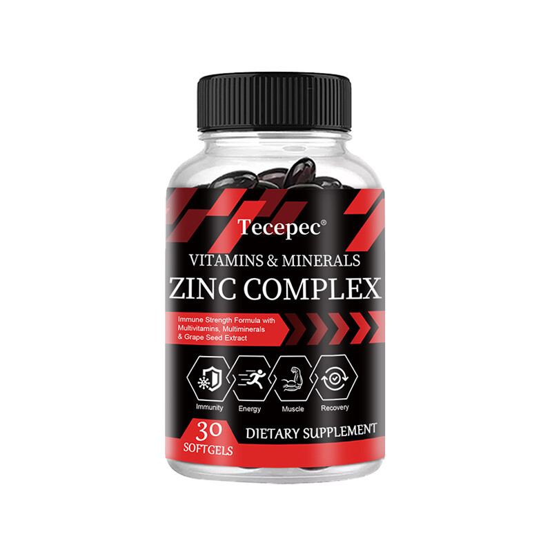 Multivitamin/Multimineral Supplement with Zinc Complex, Boost Energy, Immune