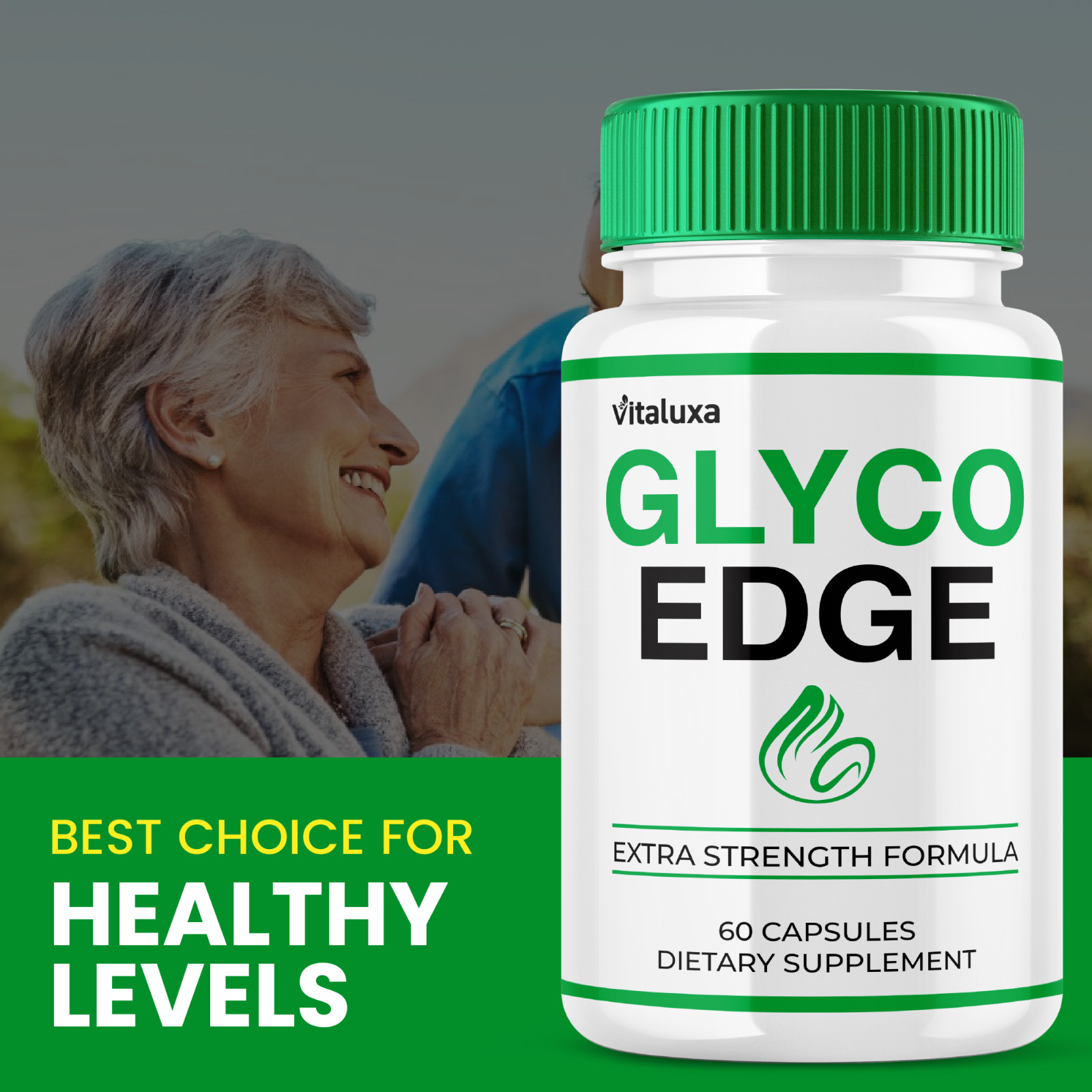 (2 Pack) Glyco Edge Capsules, GlycoEdge Natural Glycogen Blood Support (120 ct)