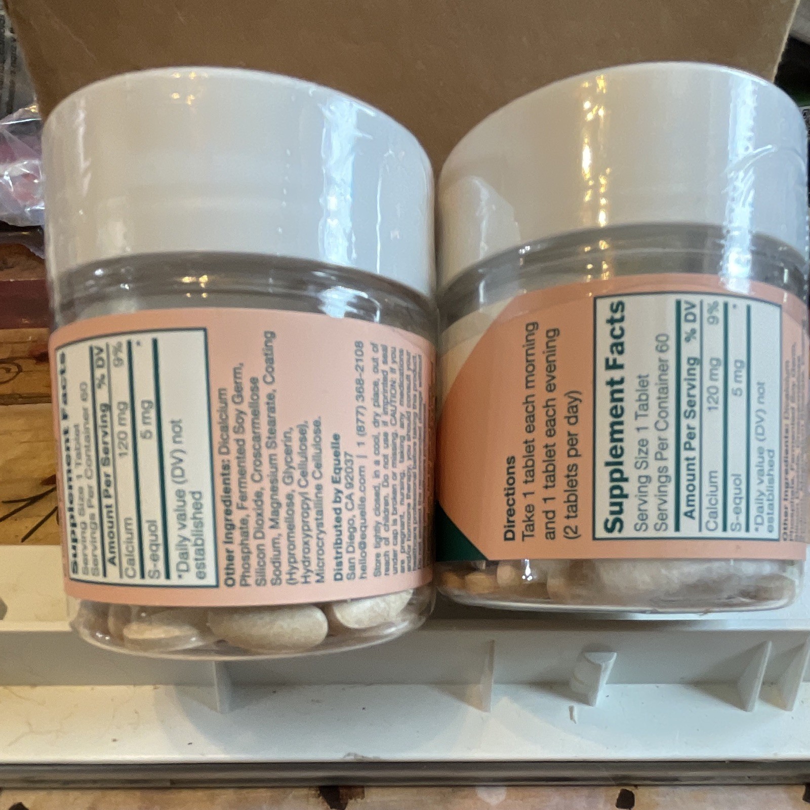 Equelle Menopause Support Estrogen Decline Symptom Relief 60 Tablets 5mg