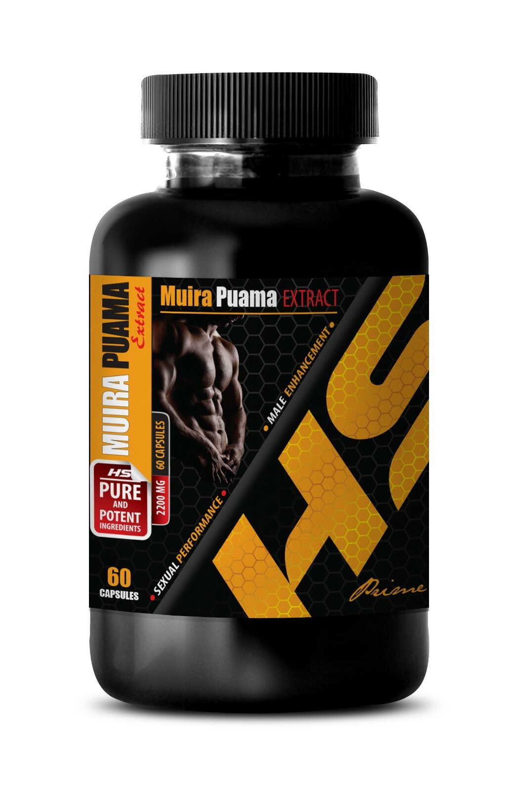 booster – MUIRA PUAMA EXTRACT 2200mg – stress relief pills – 1 Bottle