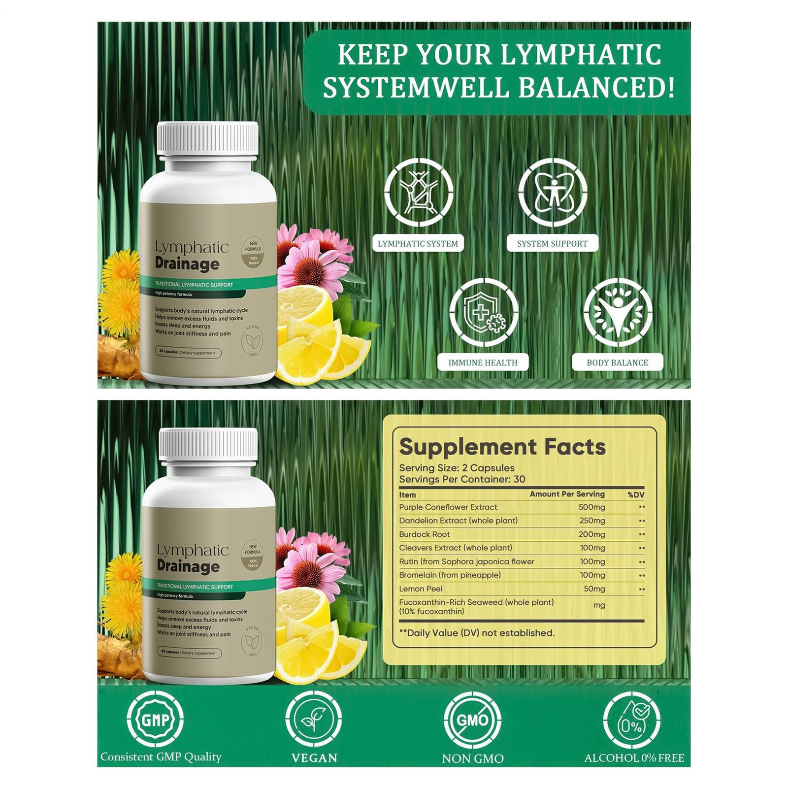 New Maximum Drainage Natural Ct,Sculptique complex 60 Potency Lymphatic Capsules