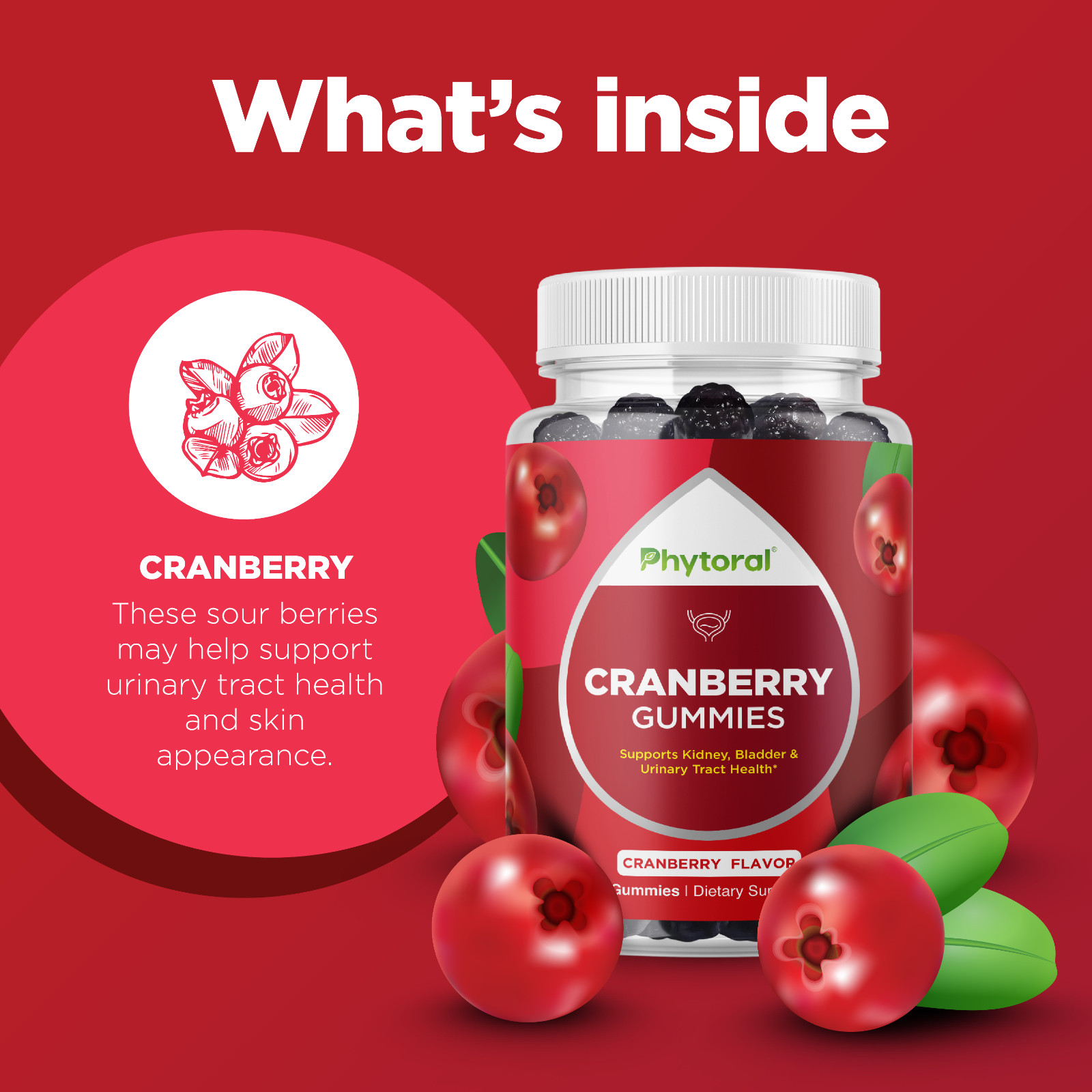 Extra Strength Cranberry Gummies for Women – Delicious Potent Supplement