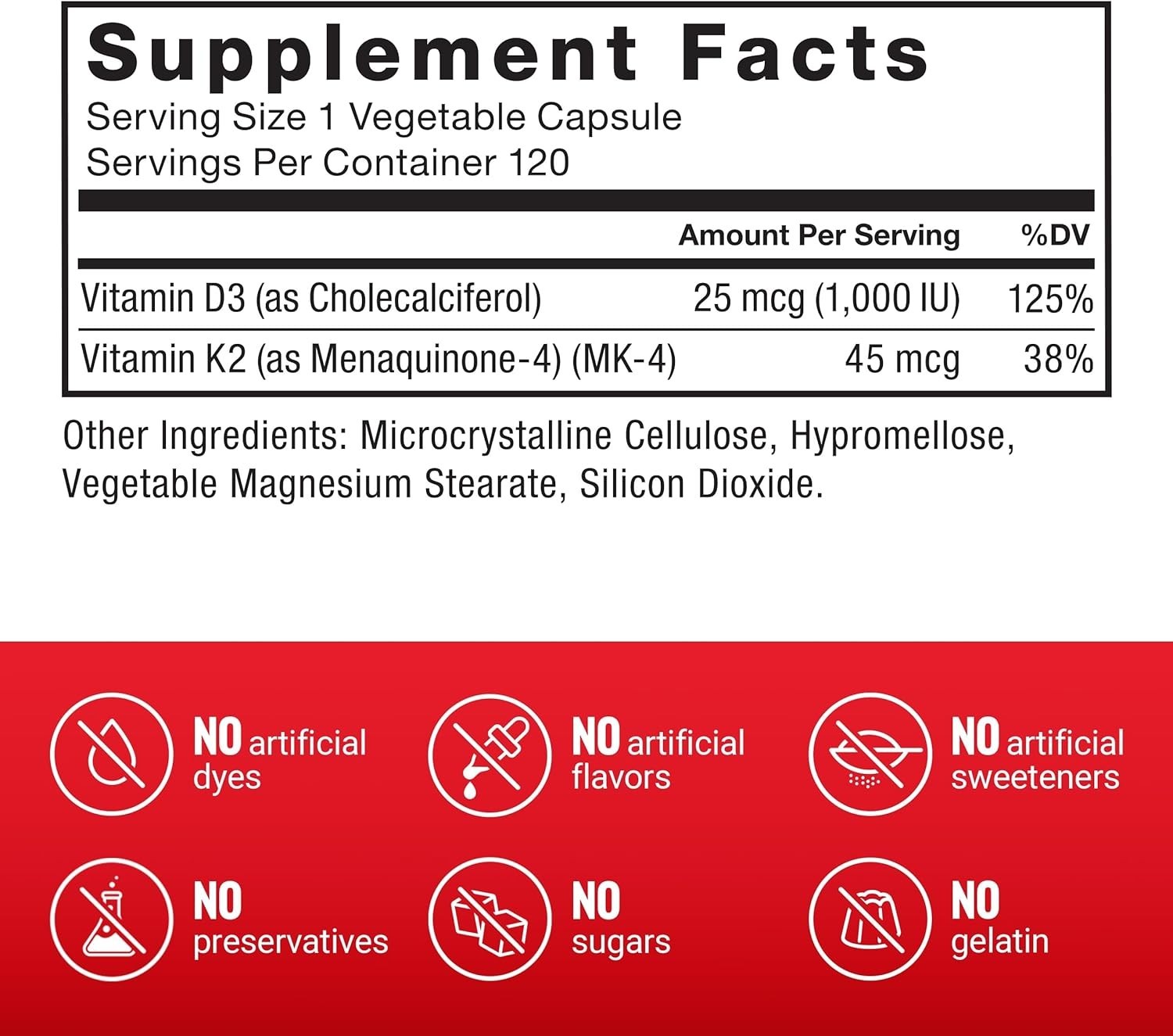 Vitamin K2 + D3 Soft Gels – Heart, Bone & Immune Health Support