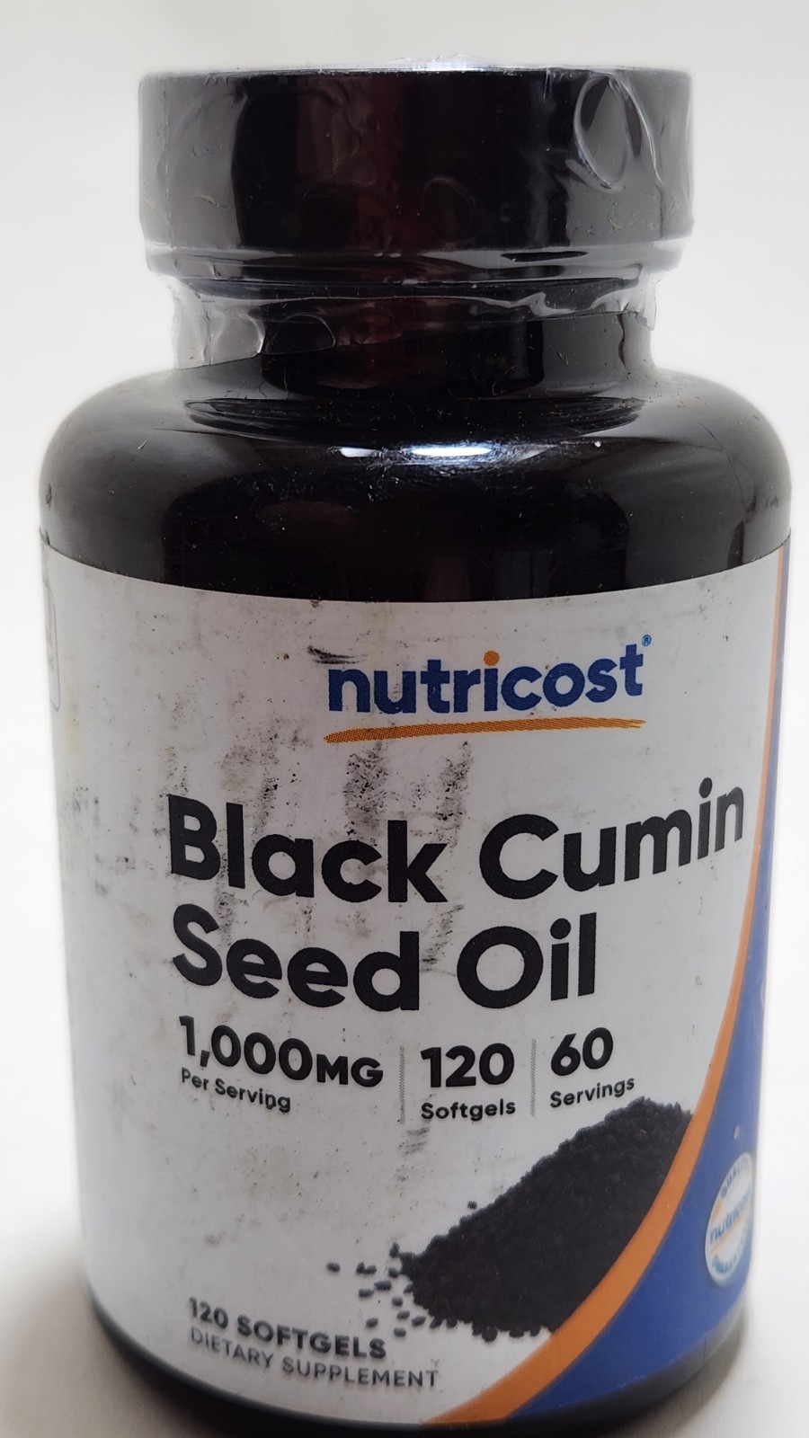 Nutricost Black Seed Oil (Cumin) – 120 Softgels, 1000mg Per Serving, 60 Servings