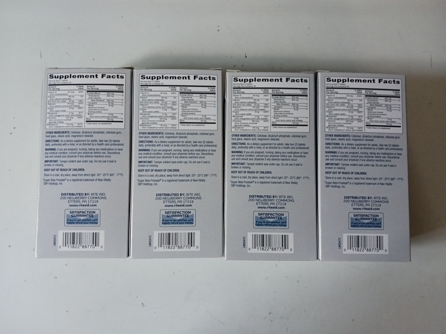 ( 4 ) Beta Prostate Advanced 3x Prostate Support 60 Tablets each Exp 5/2027 NEW!