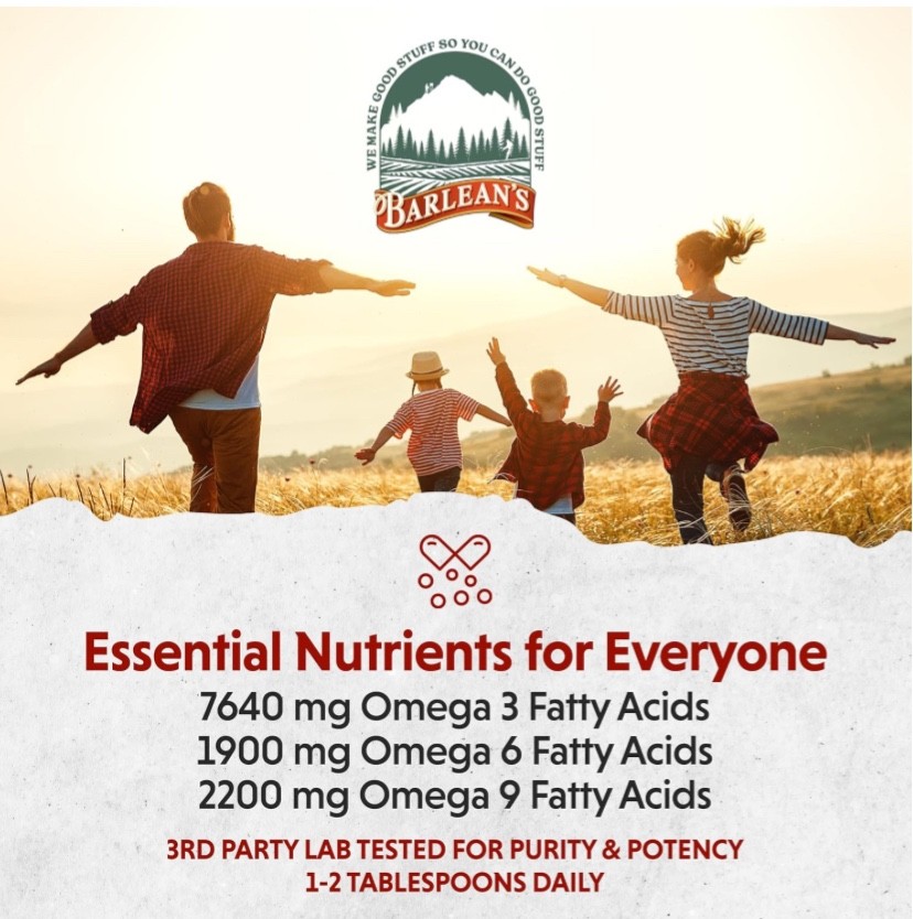 Barlean’s Organic Fresh Flax Oil — 32 Fl Oz