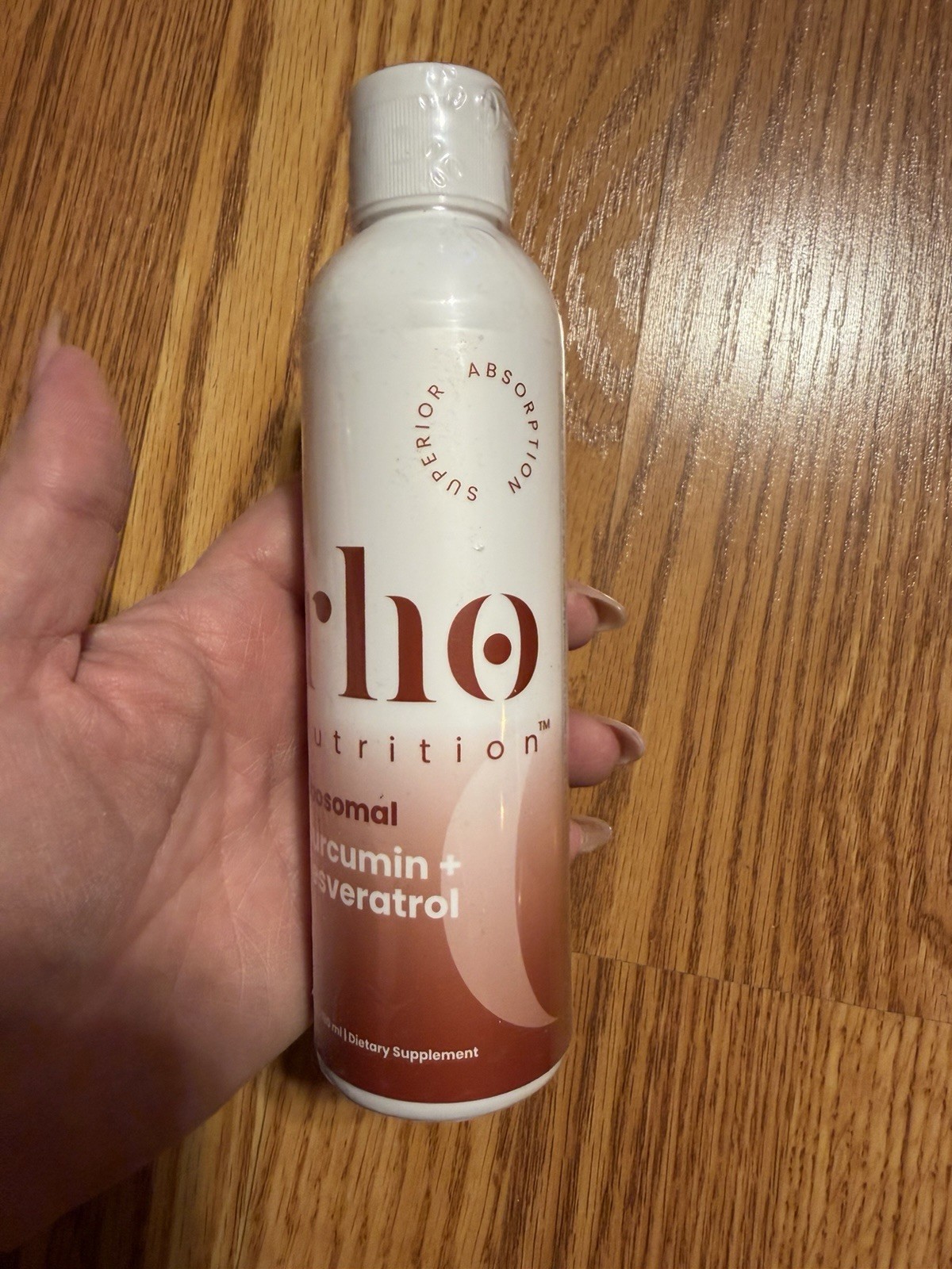 Rho Nutrition Liposomal Curcumin Resveratrol Antioxidant Liquid Lemon 6 fl oz