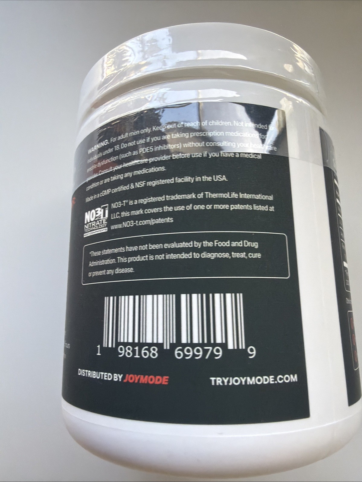 JOYMODE HARD+ Nitric Oxide Booster Lemon Powder 270g Jar 30 Servings