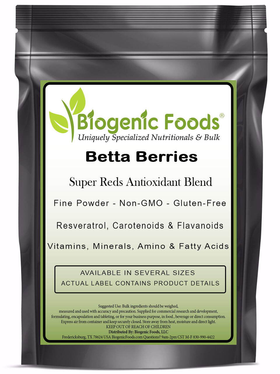 Betta Berries™ Antioxidant Blend – Super Red’s Antioxidant Powder Blend