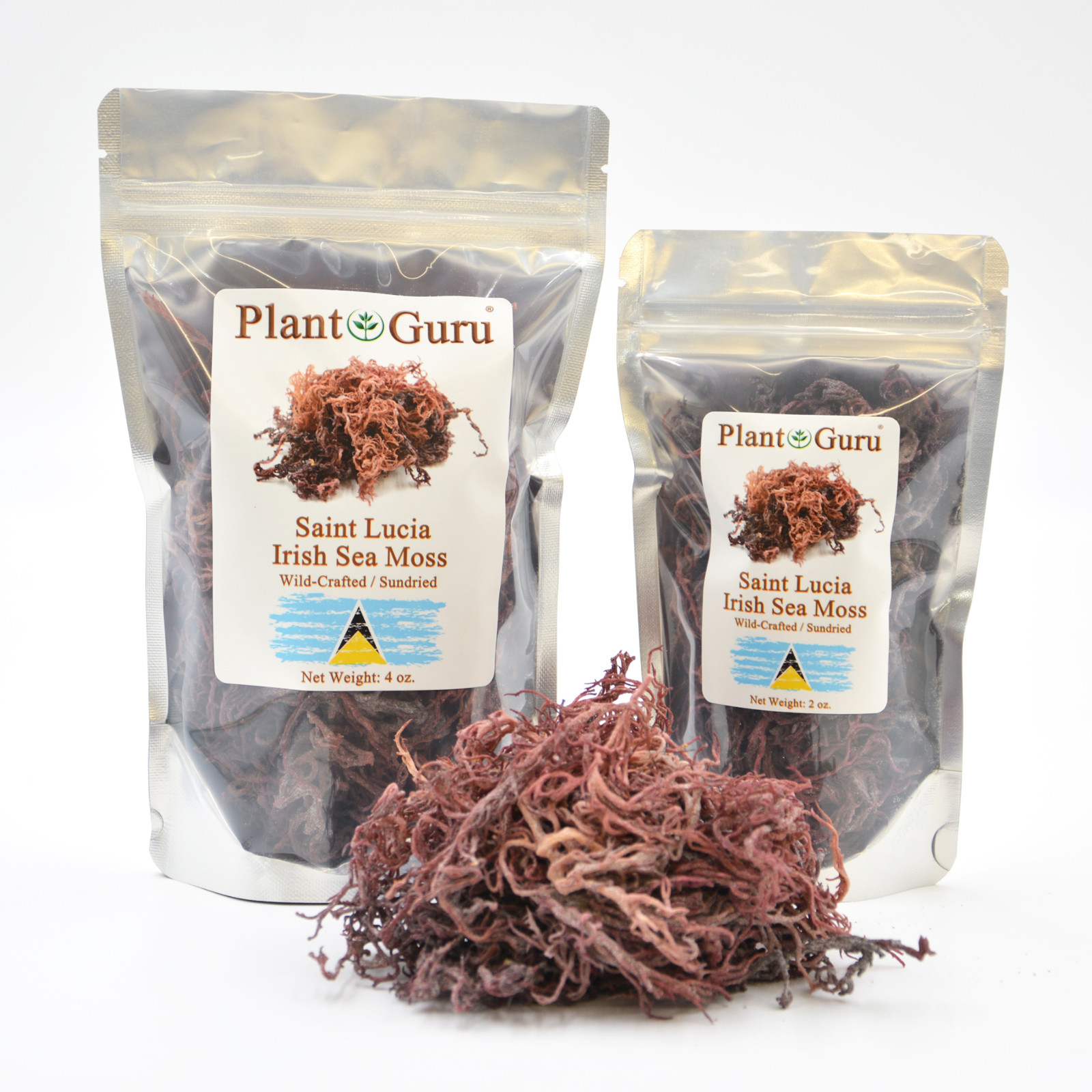 St Lucia Sea Moss / Dr Sebi Irish Moss Wildcrafted 100% Raw Gold, Purple, Green.