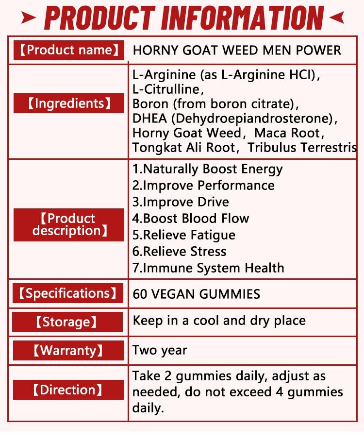 Powerful male muscle growth activation tablets+strength enhancing gummies
