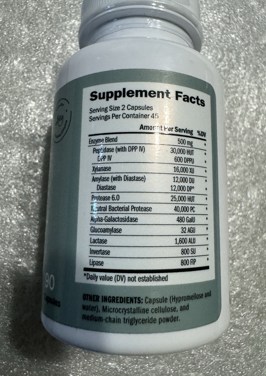 Houston Enzymes TriEnza Digestive Enzyme Blend 90 Capsules Exp 05/27
