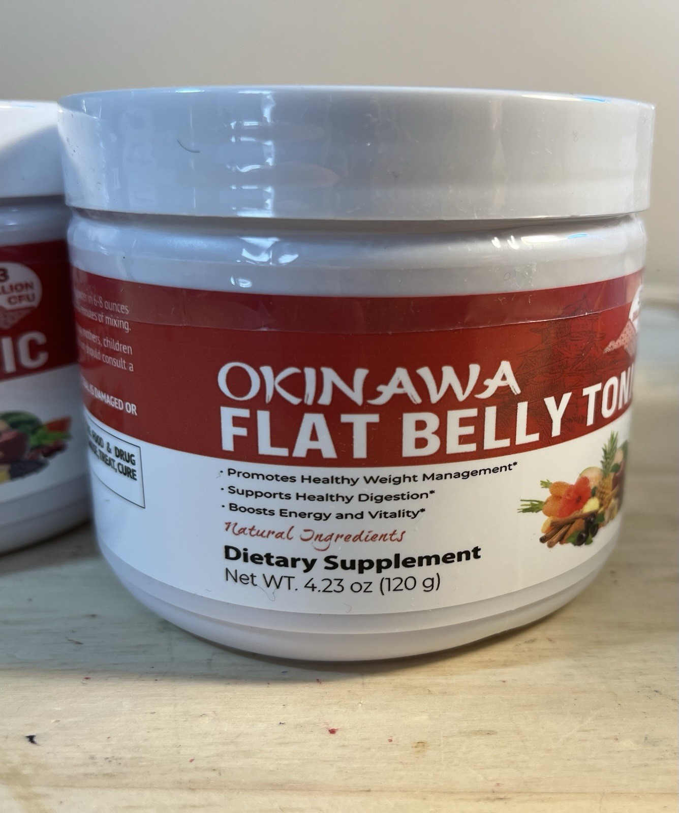 Okinawa Flat Belly Tonic Powder Weight Loss Dietary Supplement 2 Tubs Exp 08/23