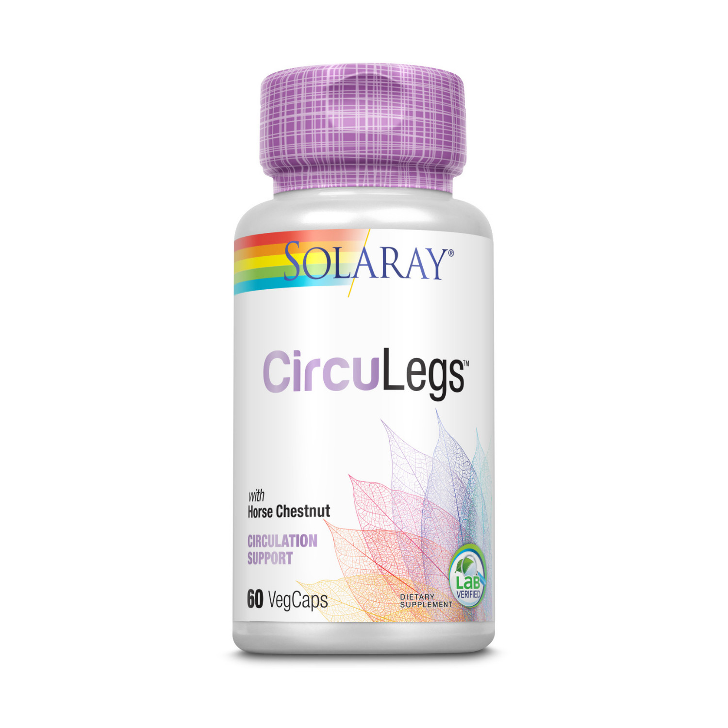 Solaray CircuLegs, Veg Cap (Btl-Plastic) 200mg | 60ct