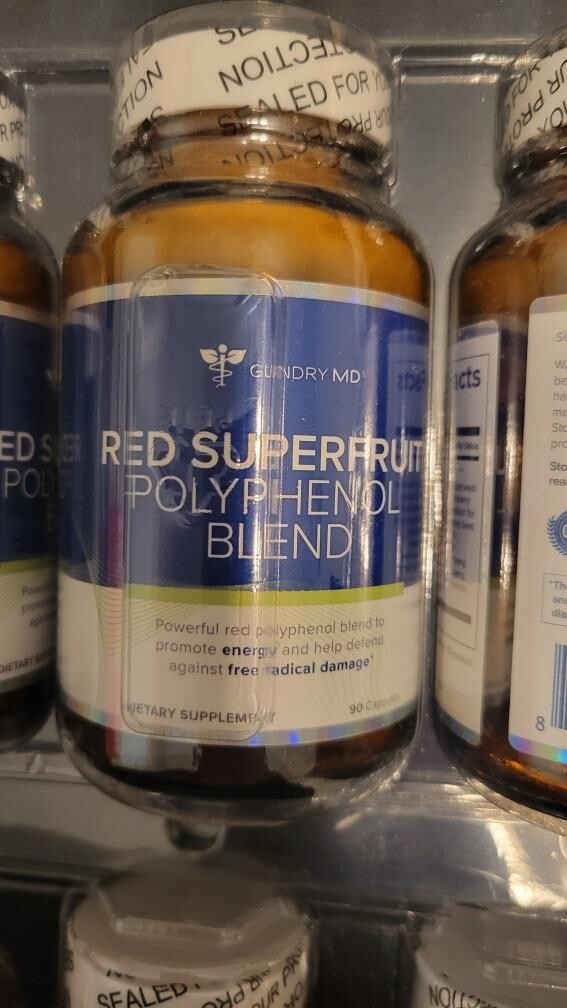 Gundry MD Red Superfruit Polyphenol Blend 90 capsules 1 Unit