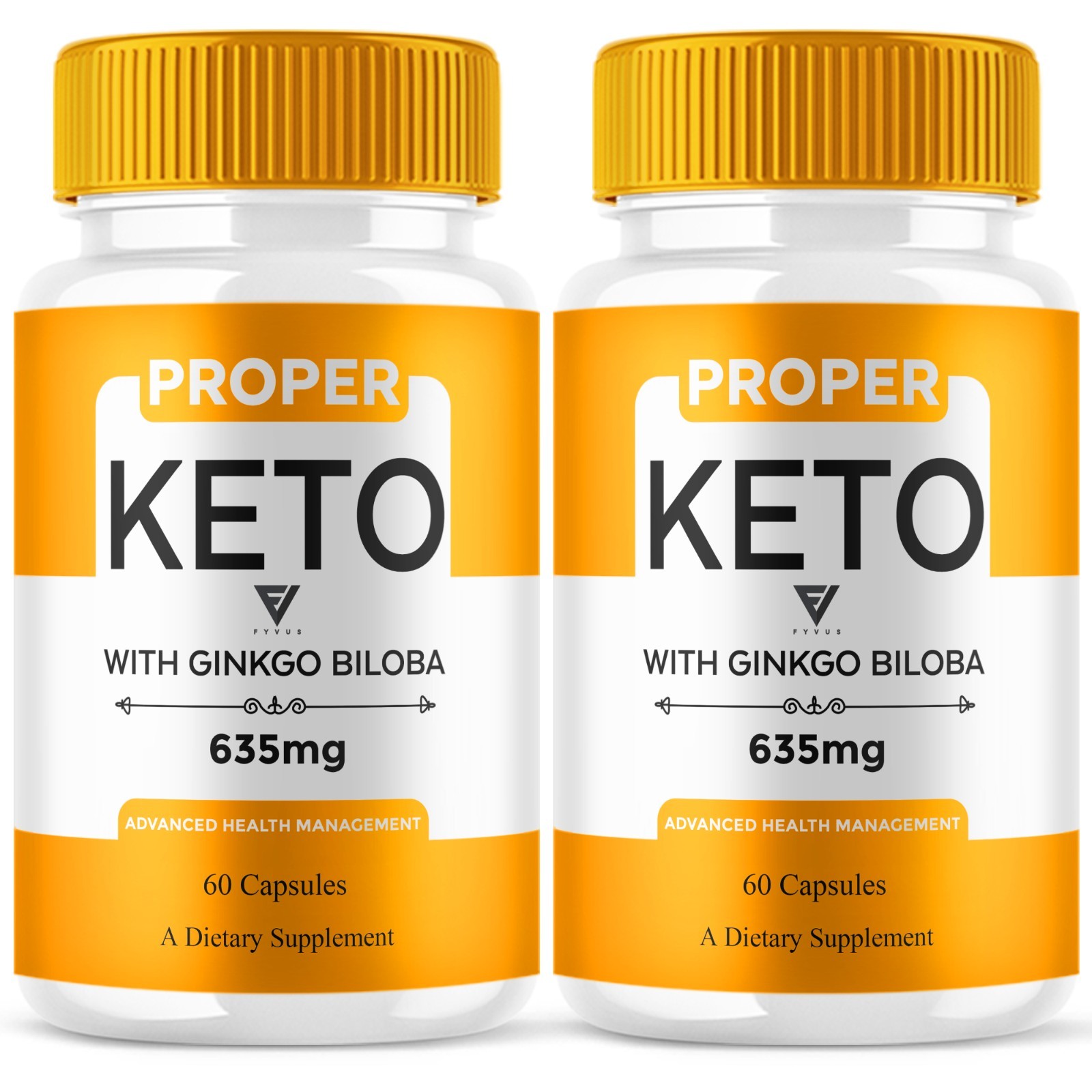 (2 Pack) Proper Keto Capsules, ProperKeto Maximum Strength Pills (120 Capsules)