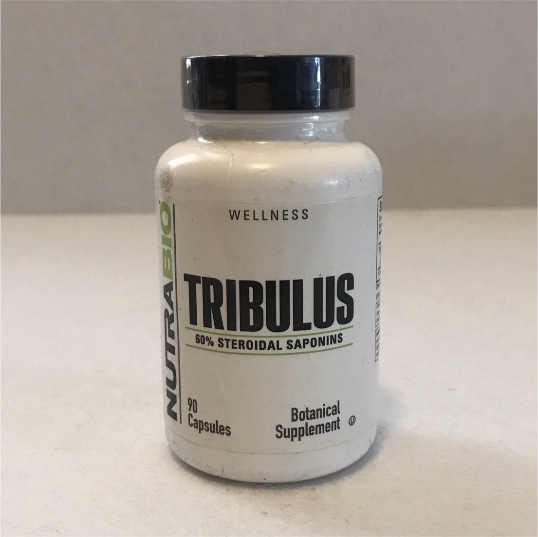 NutraBio Tribulus Terrestris 500mg Vegetarian Gluten Free Capsules 90 Count