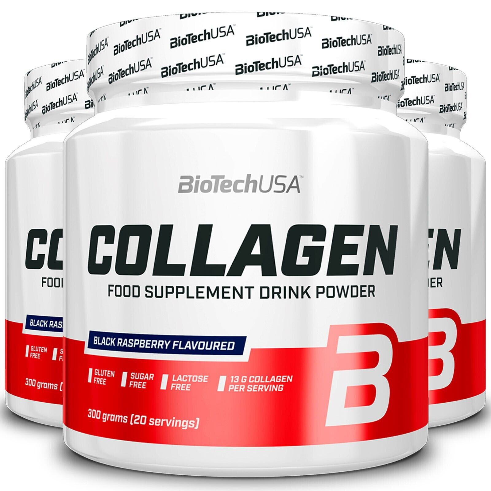 BIOTECH USA COLLAGEN POWDER 300g – Healthy Joints & Skin Anti-Aging – Sugar Free