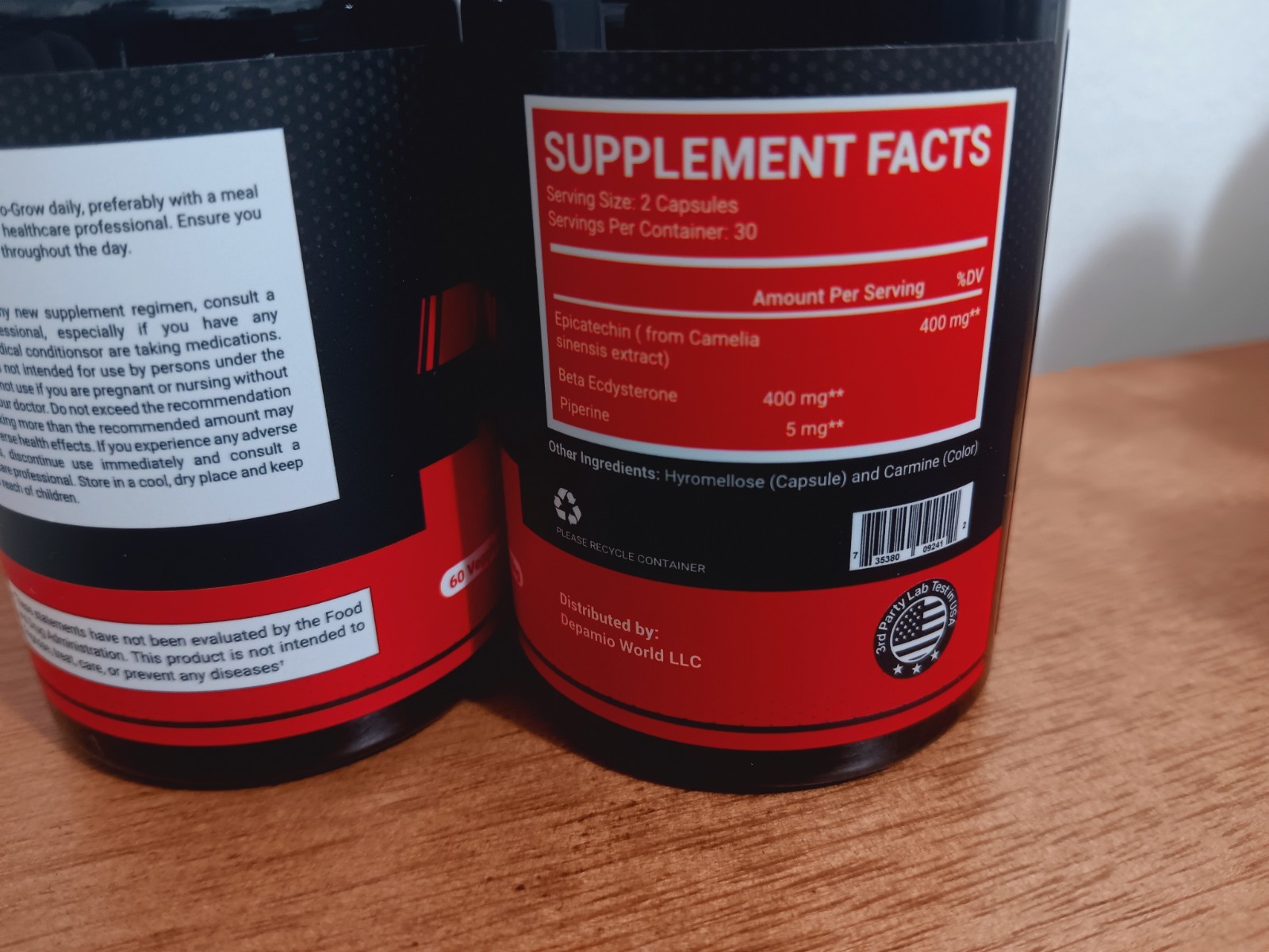 DM DYNO My-Grow Muscle Support Dyno My-Grow Supplement (120 Capsules)(2 Pack