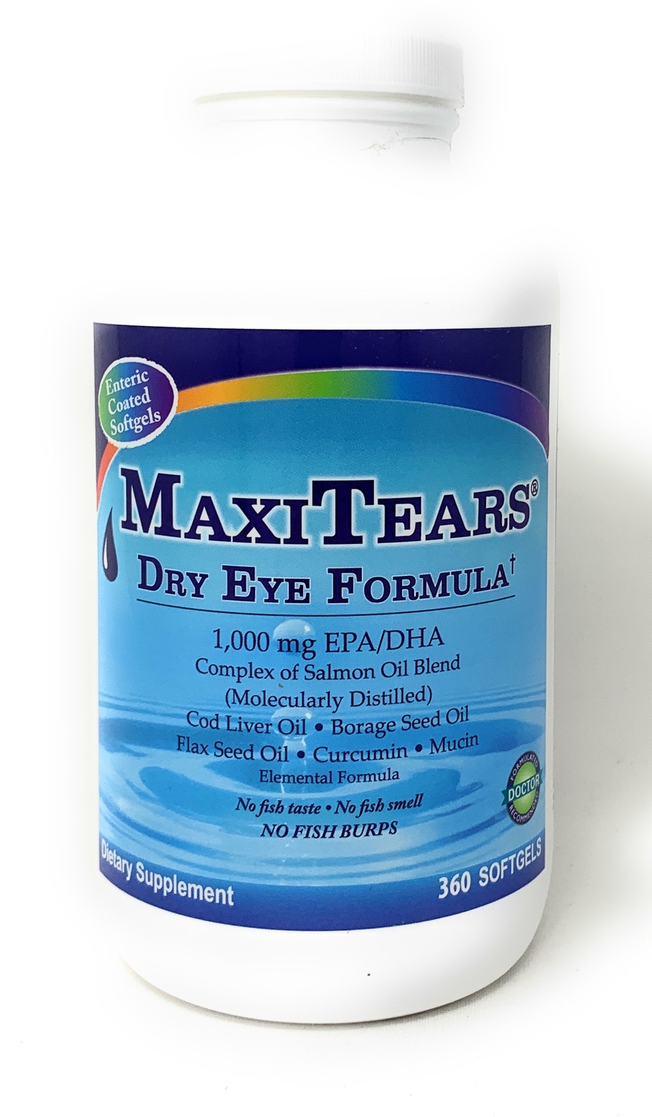 MaxiTears® Dry Eye Formula -1000mg EPA/DHA, 360 Ct
