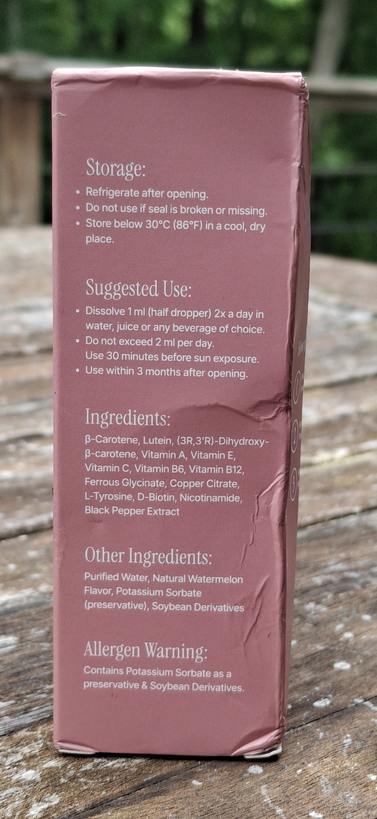 Sorelle The Glow You Drink Dietary Supplement 50ml Watermelon Flavor