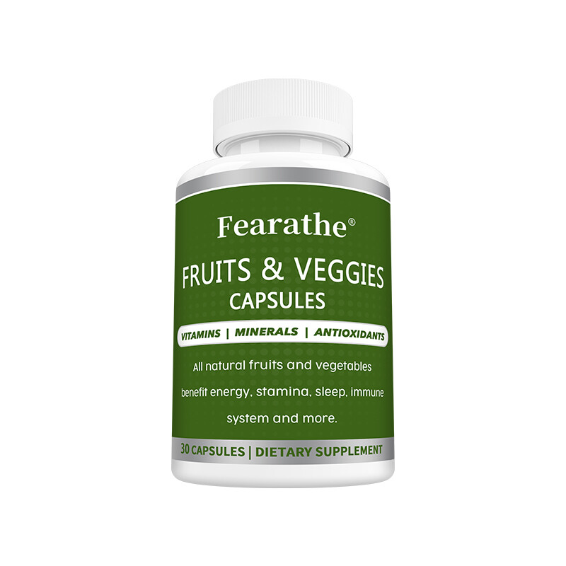 Fruits and Veggies Capsules Whole Food Supplement with Vitamin & Mineral