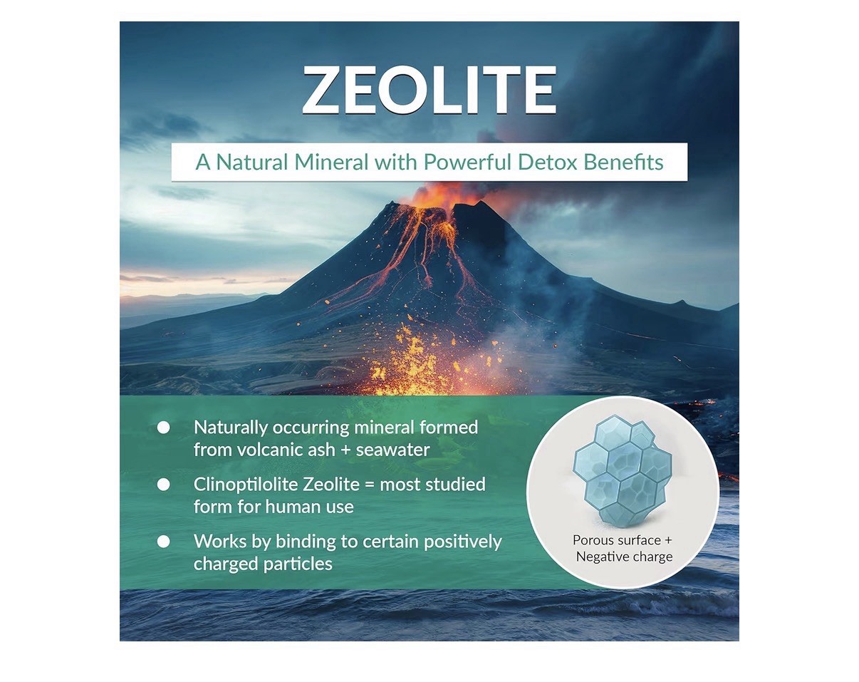 Organic Excellence Zeolite Clinoptilolite Powder Pure Micronized Mineral 500gram